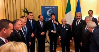 الجيش الليبى: حفتر ناقش قضية مكافحة الإرهاب فى القمة المصغرة فى ايطاليا 