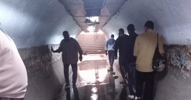 قارئ يشكو غرق نفق شبرا الخيمة بمياه الصرف الصحى