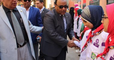 صور.. مدير أمن الغربية يزور معهد النور للمكفوفين بطنطا