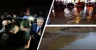 صور.. أمطار غزيرة وسيول تضرب 3 محافظات.. تصدع منازل بعزبة سعيد بأبنوب.. ومحافظ أسيوط: إقامة معسكر لإيواء المتضررين والدفع بـ50 سيارات كسح وشفط مياه .. وغرق غرب الإسكندرية وسانت كاترين ونويبع فى مياه الأمطار