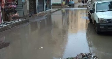 مياه الأمطار تغرق شوارع التمليك بكفر الدوار