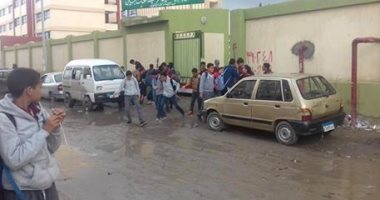 شكوى من تجمع مياه الأمطار بشوارع سيدى بشر