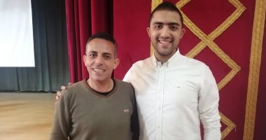 صور.. رئيس اتحاد طلاب جامعة بنى سويف: سنهتم بالطلاب ذوى الاحتياجات الخاصة