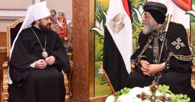صور.. البابا تواضروس يستقبل مبعوث بطريرك موسكو بالمقر البابوى 