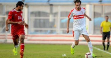 الزمالك يتقدم على بنى غازى 0/2 بالشوط الأول