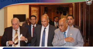 صور.. رئيس قضايا الدولة يفتتح الموسم الثقافى الثانى لمركز الدراسات القضائية
