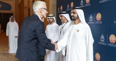 محمد بن راشد آل مكتوم يحضر  اجتماعات الجمعية العامة للإنتربول الدولى