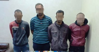 القبض على تشكيل عصابى لسرقته محال بيع هواتف فى المنوفية