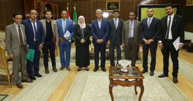 محافظ المنوفية يستقبل وفد مجلس الوزراء لمتابعة المشروعات القوميه بنطاق المحافظة