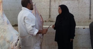 مديرة الطب البيطرى بأسوان تتفقد مجزر إدفو ووحدات المريناب والغنيمية