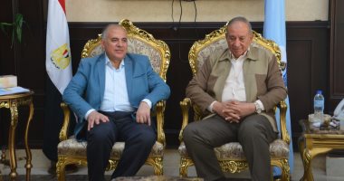 محافظ البحر الأحمر يستقبل وزير الرى استعدادا لافتتاح مشروعات مواجهة السيول