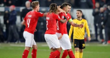 سويسرا تتفوق على بلجيكا 3 - 2 فى شوط أول مثير بدورى أمم أوروبا.. فيديو
