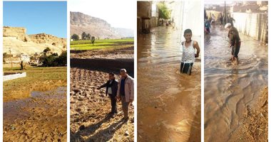 صور.. "انتهت السيول وآثارها مستمرة".. أهالى عزبة سعيد بأسيوط يشيدون بتدخل الحكومة ويطالبون بإدخال الصرف الصحى ووحدة إطفاء حريق.. مواطن: المستشفى المركزى على بعد 35 كم.. ومن يصاب بلدغة عقرب يموت فى الطريق