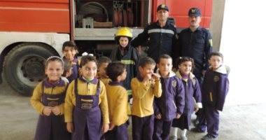 صور.. مديريات الأمن تواصل استقبال طلاب المدارس للتعرف على دور رجل الشرطة