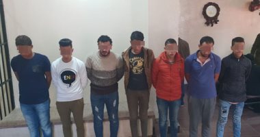 صور.. ضبط 9 متهمين لمعاكستهم الفتيات وحملات على المقاهىى بالمحلة