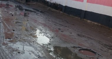 قارئ يشارك بصور لتدهور الطريق المؤدى لإحدى مدارس محافظة البحيرة