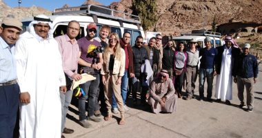 صور .. وفد تلفزيون CBS الأمريكى يزور المعالم السياحية بجنوب سيناء