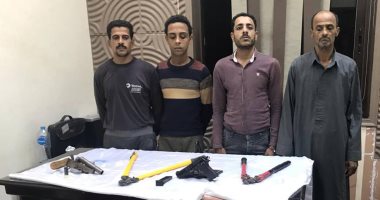 ضبط تشكيل عصابى سرق كابلات كهربائية ونحاس من شركة أسمنت حلوان