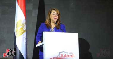 صور.. وزيرة التضامن: 88% من مستفيدى تكافل وكرامة سيدات