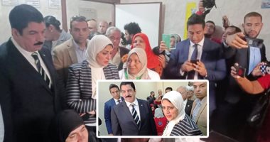أهالى القليوبية يستقبلون وزيرة الصحة بـ"الزغاريد".. هالة زايد تحيل مسئولين بمستشفى الحميات للتحقيق لتحصيل رسوم تحاليل فيروس سى وتؤكد: الحملة مجانًا.. والمحافظ: فحصنا 2.2 مليون مواطن.. صور
