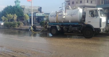 صور.. أمطار رعدية تضرب محافظة الغربية ورفع حالة الطوارئ لشفط المياه