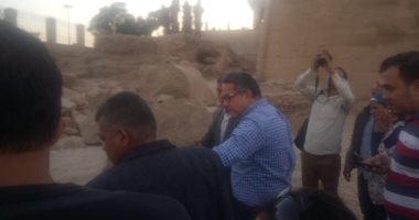 حصاد الثقافة.. تجميع تمثال جديد للملك رمسيس الثانى