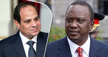 السيسي يبحث مع نظيره الكينى التطورات السياسية بمنطقة القرن الأفريقى