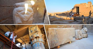 صور.. "معبد الإيبت" بمنطقة الكرنك الفرعونية يستعد لإستقبال الأفواج السياحية أبريل 2019.. أمين الأعلى للآثار لـ"اليوم السابع": المعبد كان إستراحة لـ"المعبودة إيبت" قبل ولادة إبنها "أوزوريس"