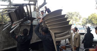 إزالة 463 حالة إشغال طريق مخالف بمراكز البحيرة