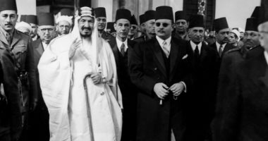 شاهد.. 10 صور تاريخية من زيارة الملك عبد العزيز آل سعود لمصر منذ 72 عاما