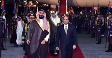استعدادات مكثفة بالمطار لمغادرة ولى العهد السعودى بعد لقائه الرئيس السيسى 