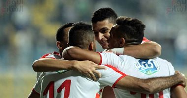 قطار الزمالك "يدهس" الجونة بثلاثية فى مشوار الانفراد بصدارة الدورى
