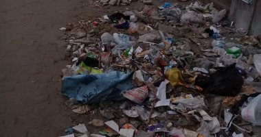 قارئ يشكو انتشار القمامة بميدان ابن الحكم بحلمية الزيتون