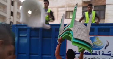 شرطة المرافق تواصل إزالة الإشغالات بمدينة 6 أكتوبر