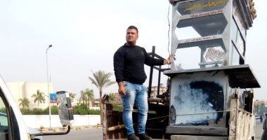 صور. . شرطة المرافق تواصل إزالة الإشغالات بميدان الرماية والجيزة 