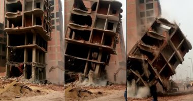 محافظة الجيزة تزيل 10 أبراج مخالفة مطلة على كورنيش النيل بالوراق