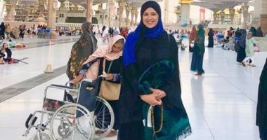 صورة.. ياسمين عبد العزيز فى الأراضى المقدسة لأداء مناسك العمرة 