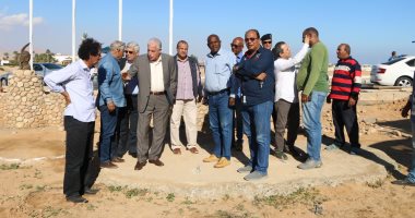 صور.. محافظ جنوب سيناء يتابع أعمال إنشاء ميدان أفريقيا بشرم الشيخ 