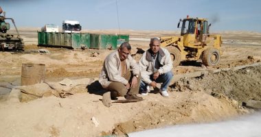 صور.. انتهاء حفر بئر أعماق بوسط سيناء يوفر الرى لـ40 فدانًا