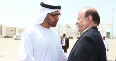 الرئيس اليمنى يهنىء الشيخ خليفة بن زايد آل نهيان بالعيد الوطنى للإمارات