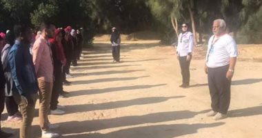 معسكر لجوالة "تربية الغردقة" بالغابة الشجرية لرفع الوعى المائى 