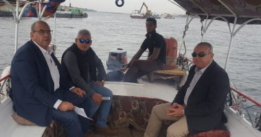 مساعد أول وزير النقل يتفقد المجرى الملاحى بين الأقصر وأسوان