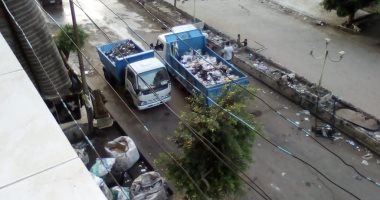 قارىء يشكو من فرز القمامة بمحل أسفل منزله بالمقطم