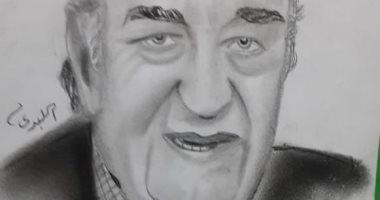قارئ من البحيرة يشارك ببورتريهات لفنانين ولاعبى كرة قدم مشاهير