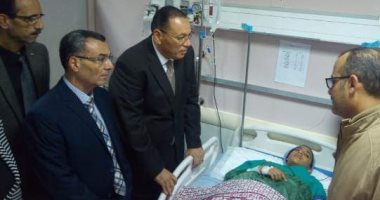 محافظ الشرقية يطمئن على الحالة الصحية لطالبة سقطت من الدور الثالث بالمدرسة