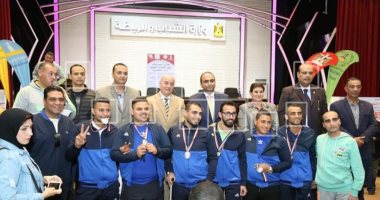 7ميداليات ذهبية و8 فضية و6 برونزية لجامعة حلوان فى بطولة الجامعات لذوى الإعاقة