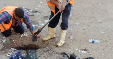 الجيزة لمياه الشرب: شفط المياه بكفر طهرمس
