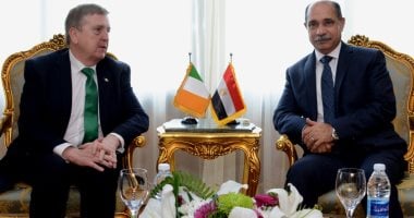 وزير الطيران يبحث مع وزير التجارة الأيرلندى تسيير رحلات الشارتر لتشجيع السياحة   