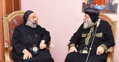 البابا تواضروس يستقبل الأنبا رافائيل بالمقر الباباوى ويكلفه بالسفر إلى ملبورن