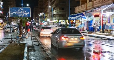 سقوط أمطار على محافظتى مطروح والغربية